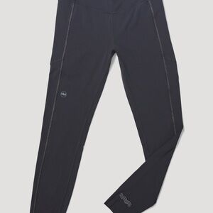 Janji Groundwork Full Length Tights (Black and Blue)